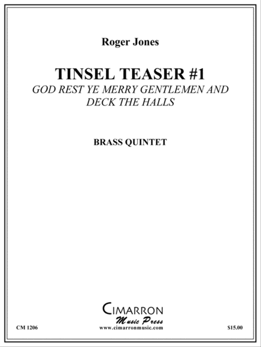 Tinsel Teaser #1 Brass Quintet scores gallery preview page 1