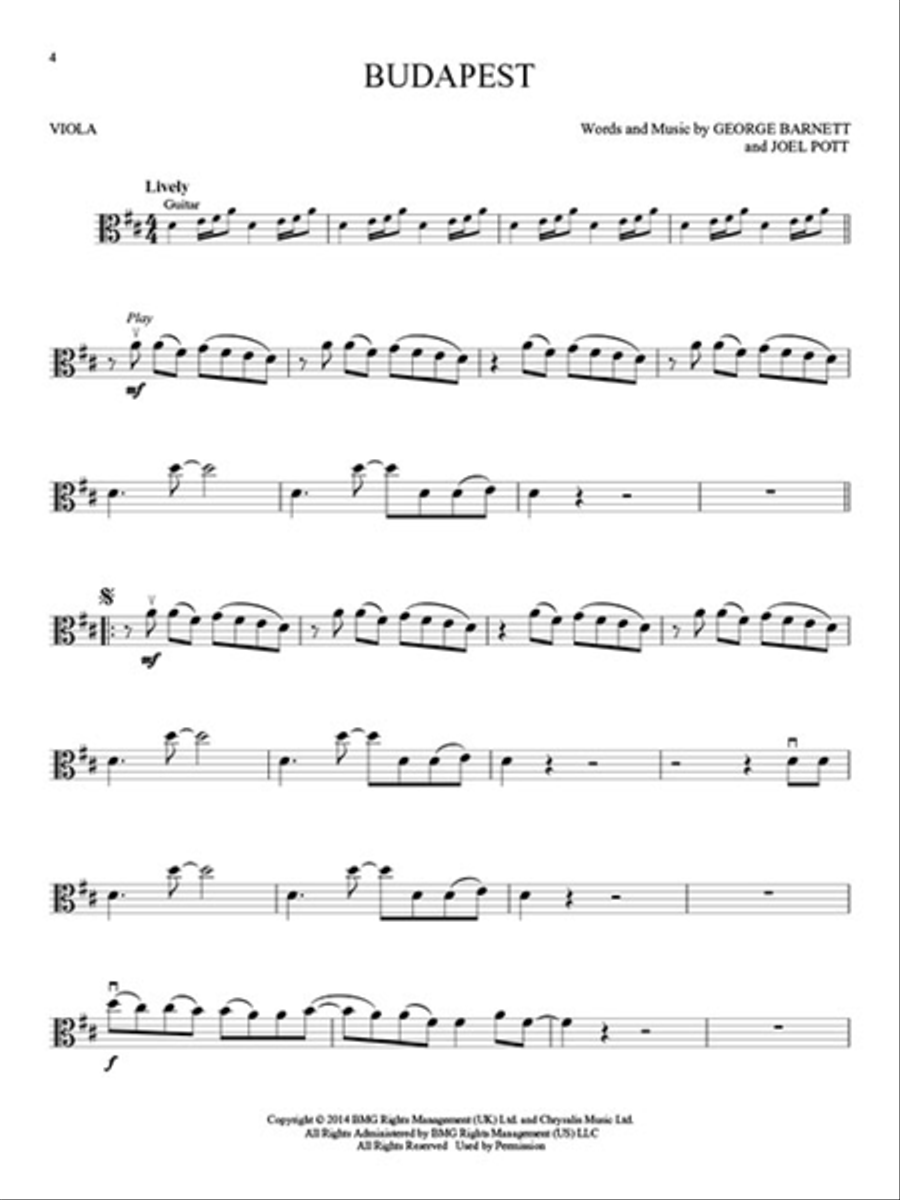 Top Hits Top Hits Viola Solo scores gallery preview page 3