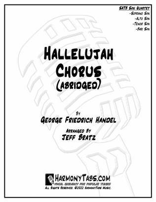 Hallelujah Chorus (Abridged) (SATB Sax Quartet)