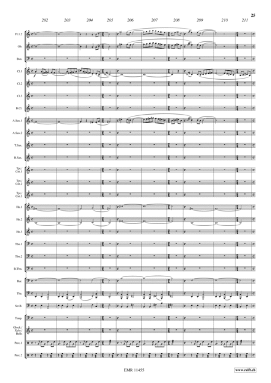 Ben Hur Suite Concert Band scores gallery preview page 26