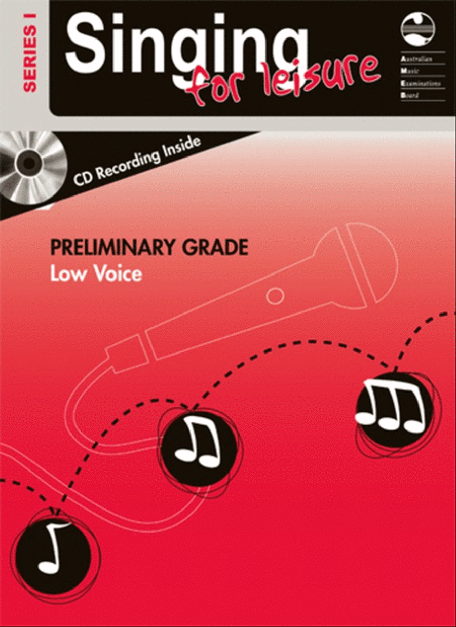 AMEB Singing For Leisure Book/CD Prelim Low Series 1
