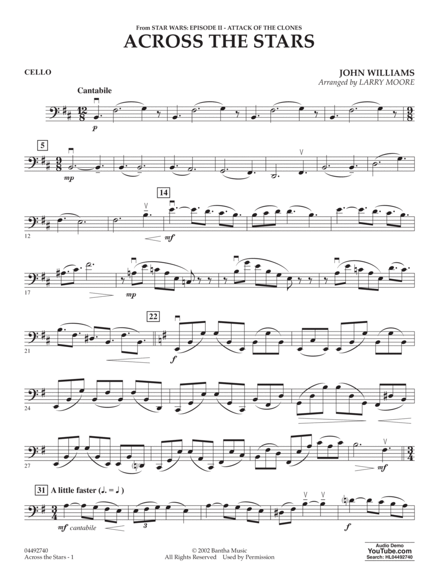 Cello hot sale star wars