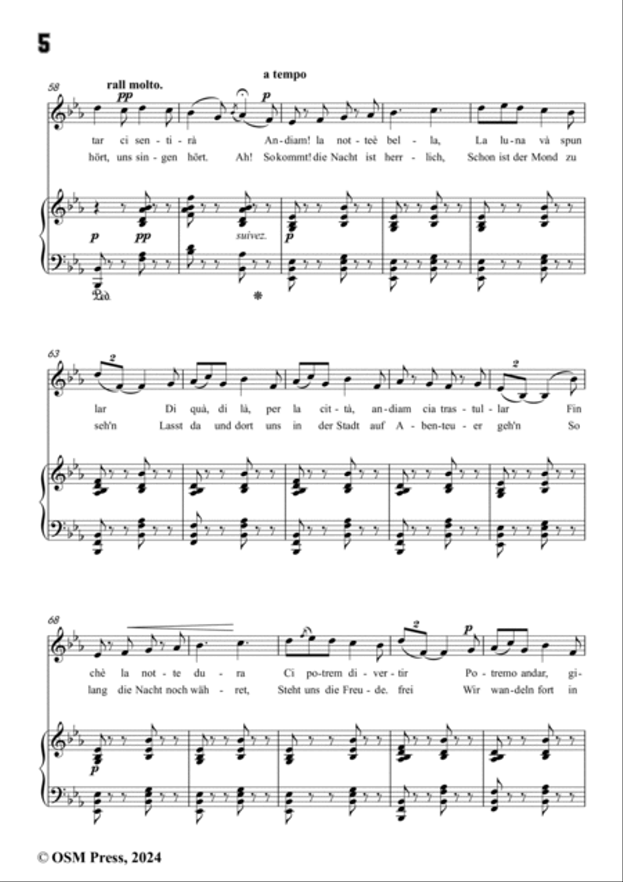 Paladilhe-Mandolinata( Souvenir de Rome),in E flat Major Voice scores gallery preview page 6