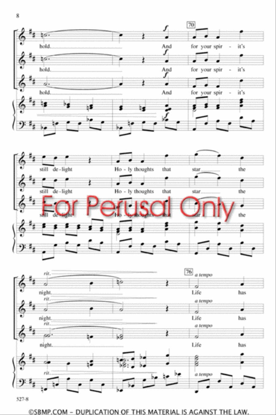 Barter - SSA Octavo SSA scores gallery preview page 7