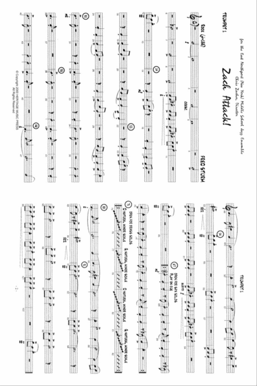 Zach Attack Zach Attack Jazz Ensemble scores gallery preview page 6