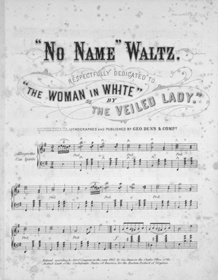 Book cover for "No Name" Waltz