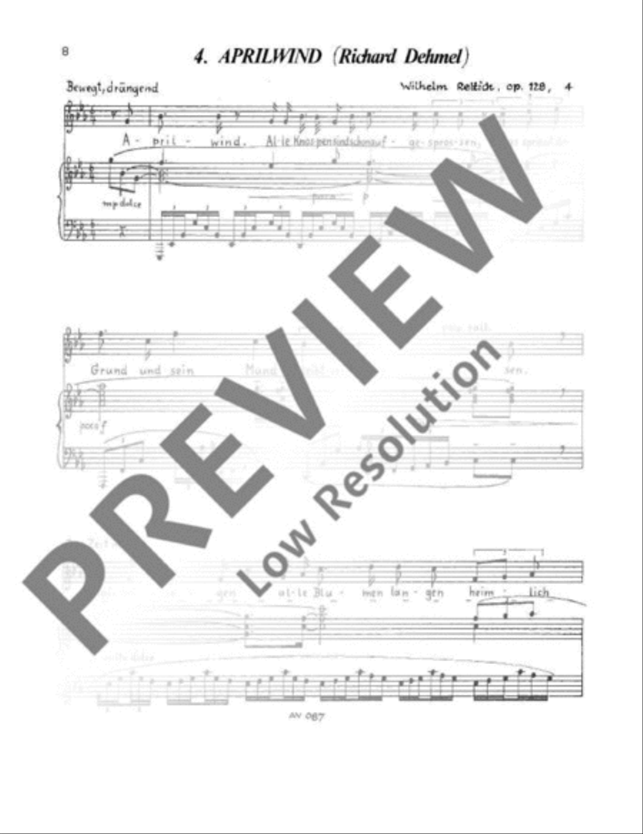 Monate im Lied Low Voice scores gallery preview page 11