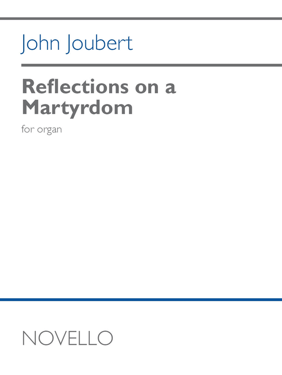 Reflections on a Martyrdom Organ scores gallery preview page 1