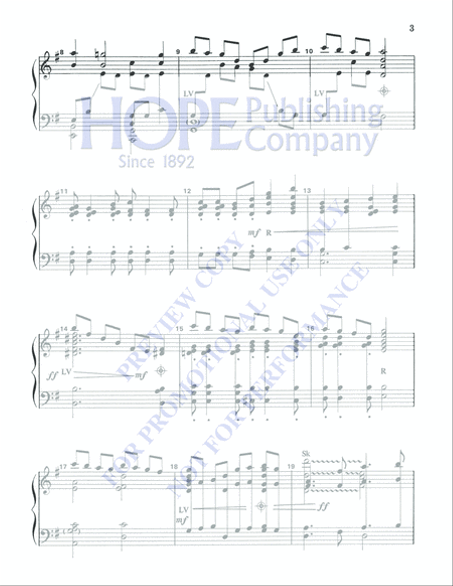 I Love to Tell the Story 5-Octaves scores gallery preview page 3