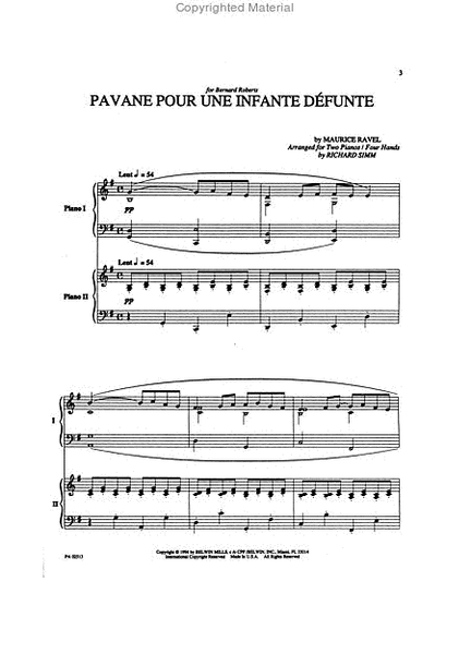 Pavane Pour une Infante Defunte