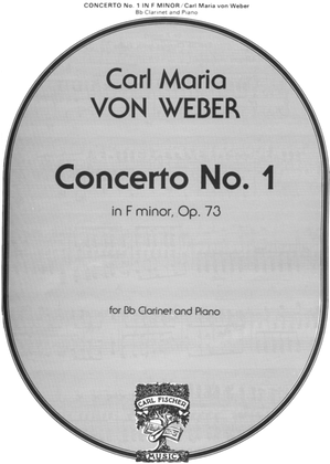 Book cover for Concerto No. 1 in F Minor