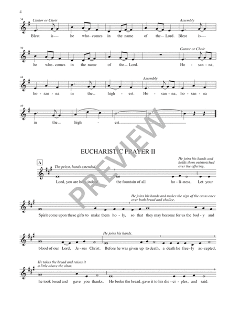 A Mass of Life - Presider edition Trombone scores gallery preview page 6