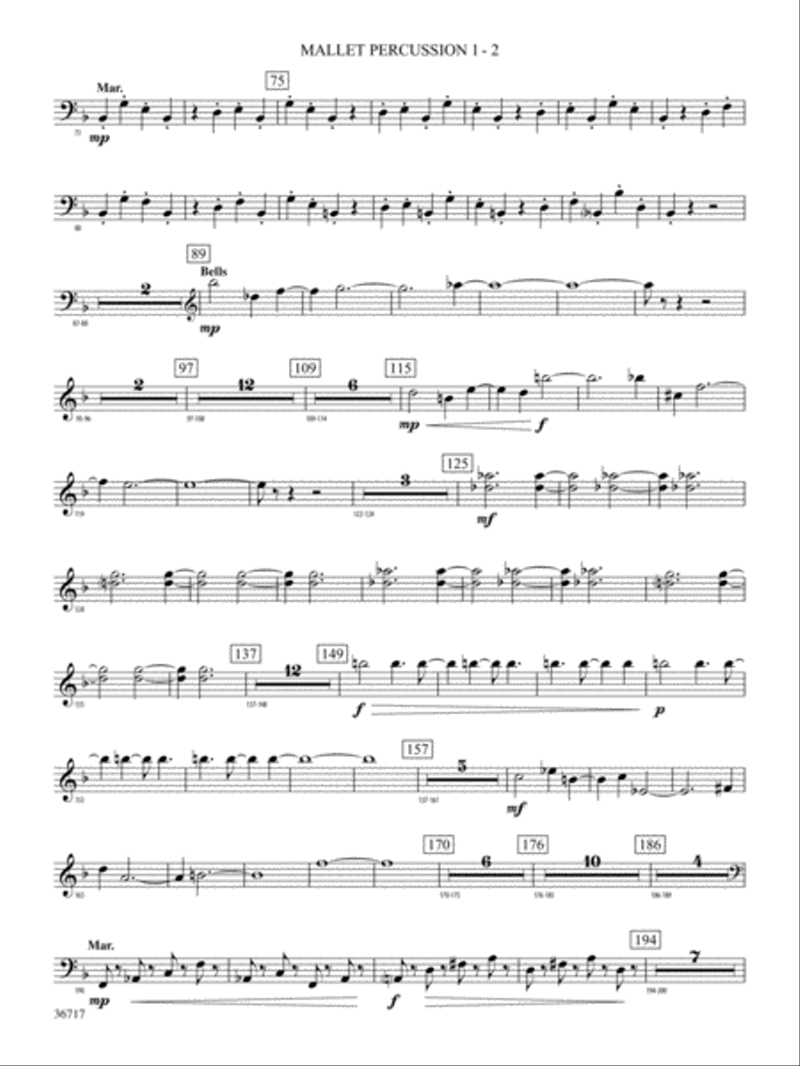 Sparkle: Mallets Sparkle: Mallets Concert Band scores gallery preview page 2
