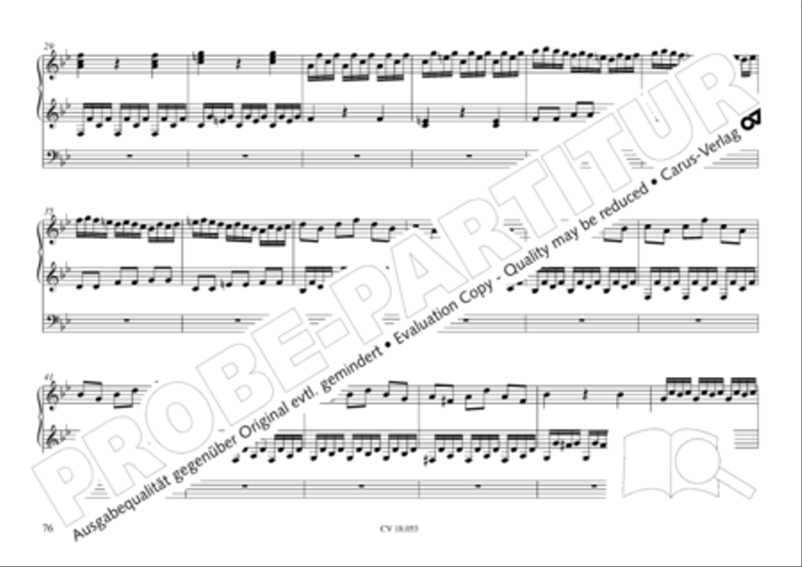 Das Husumer Orgelbuch von 1758 Organ Solo scores gallery preview page 77