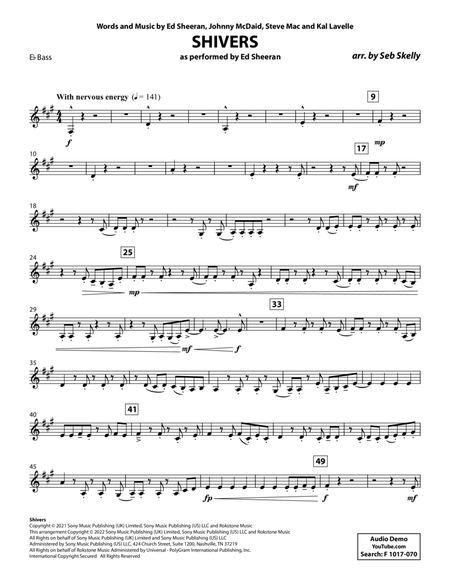 Shivers (for Brass Quintet) (arr. Seb Skelly) - Eb Bass T.C.