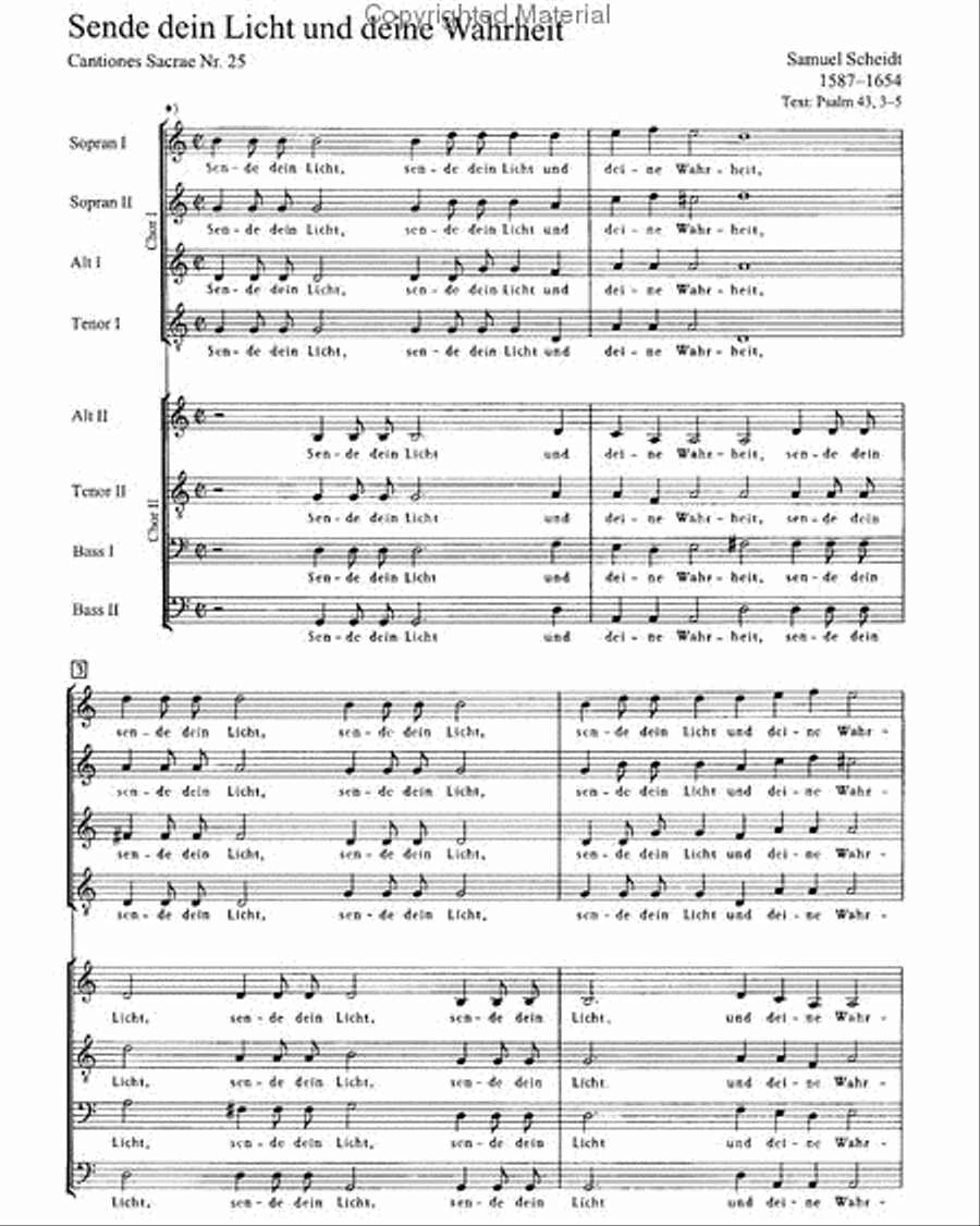 Sende dein Licht und deine Wahrheit Choir scores gallery preview page 2