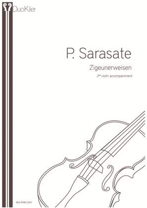 Sarasate - Zigeunerweisen, 2nd violin accompaniment