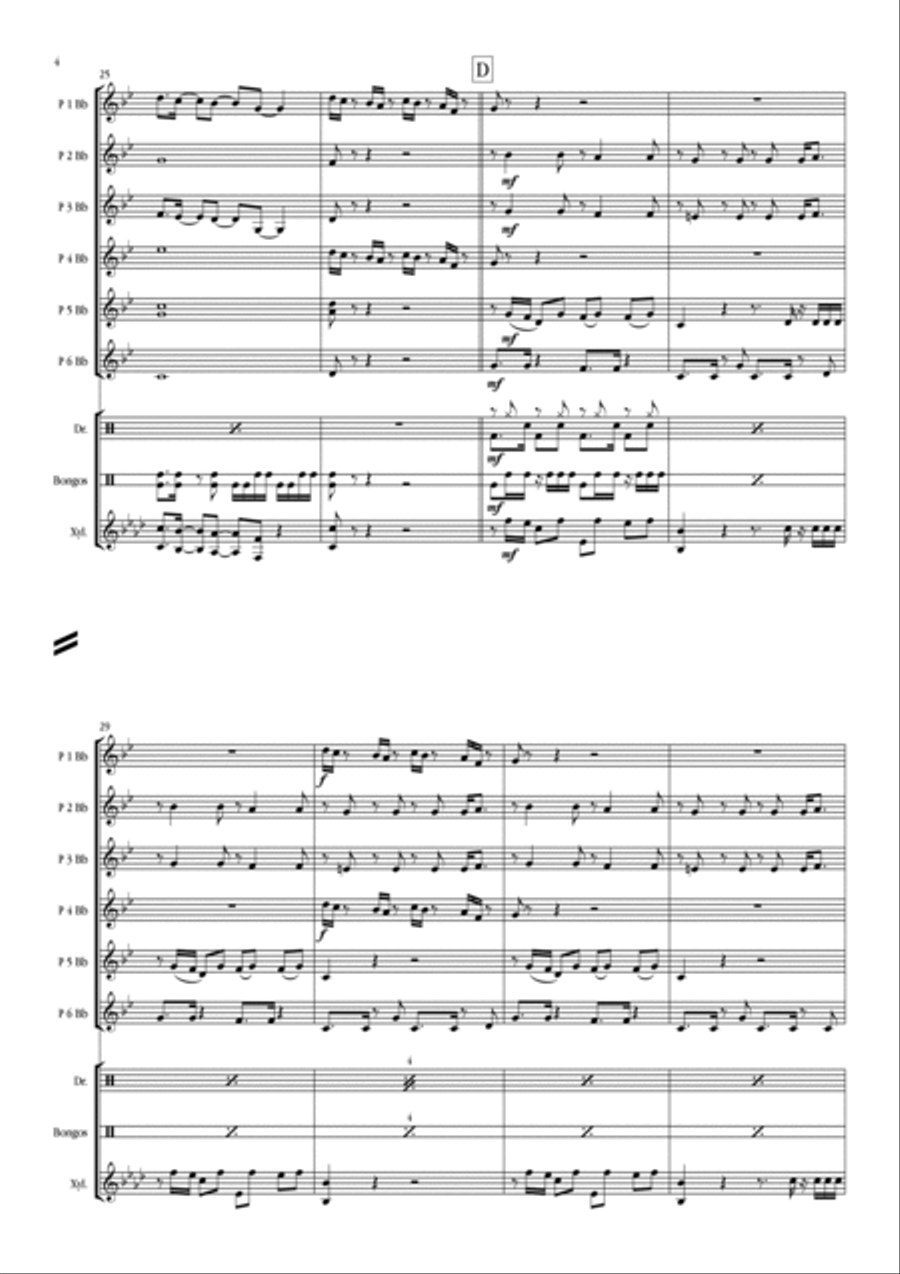 Let It Ring Concert Band scores gallery preview page 4