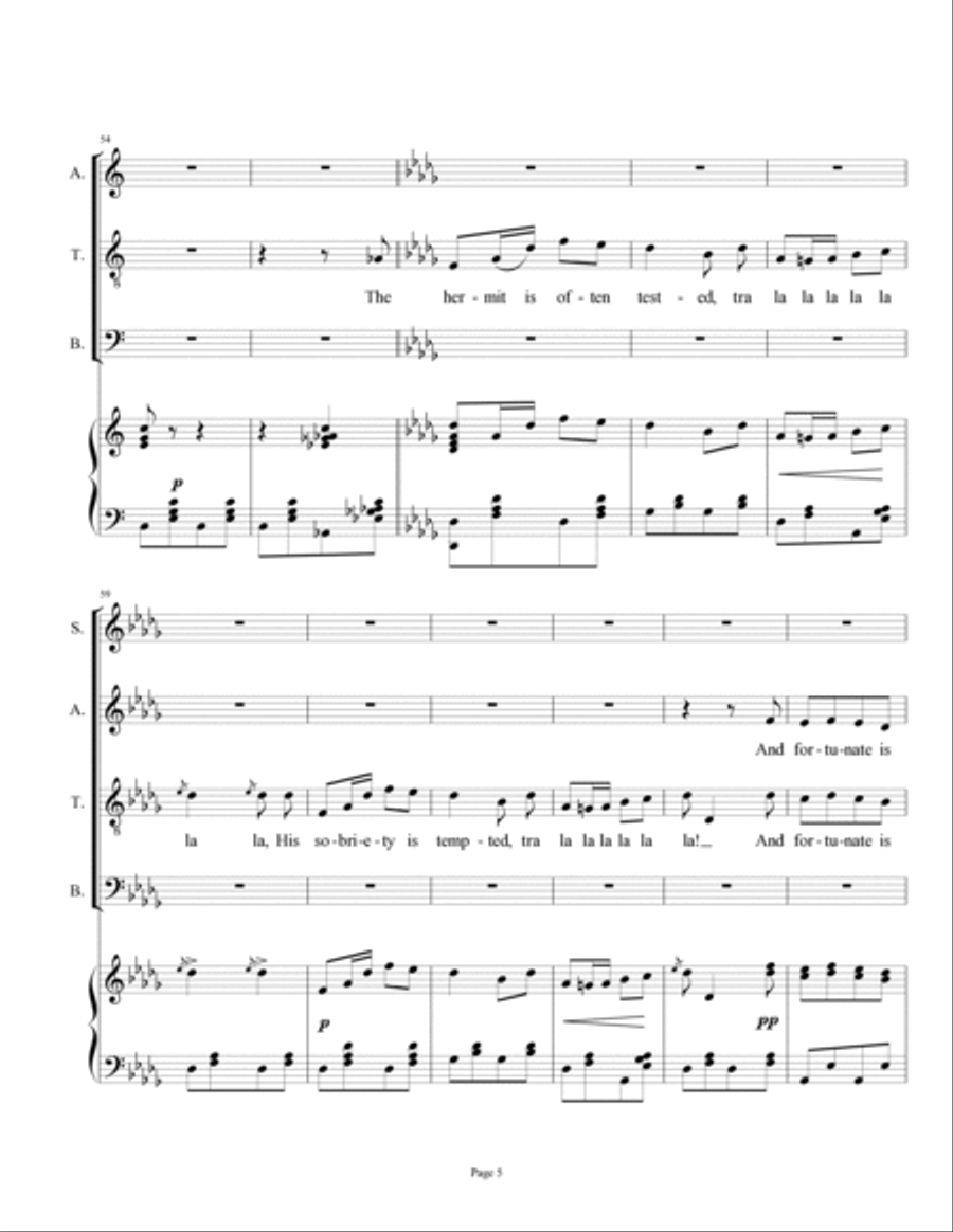 Champagne Trio (+1), Die Fledermaus School and Community scores gallery preview page 5