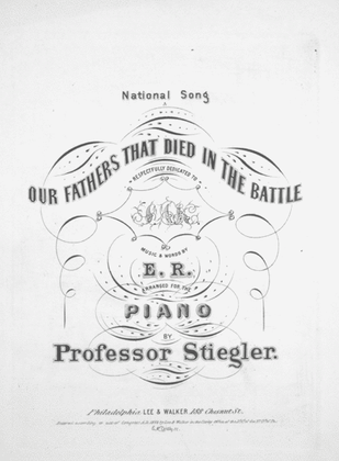 Our Fathers That Died in the Battle. National Song
