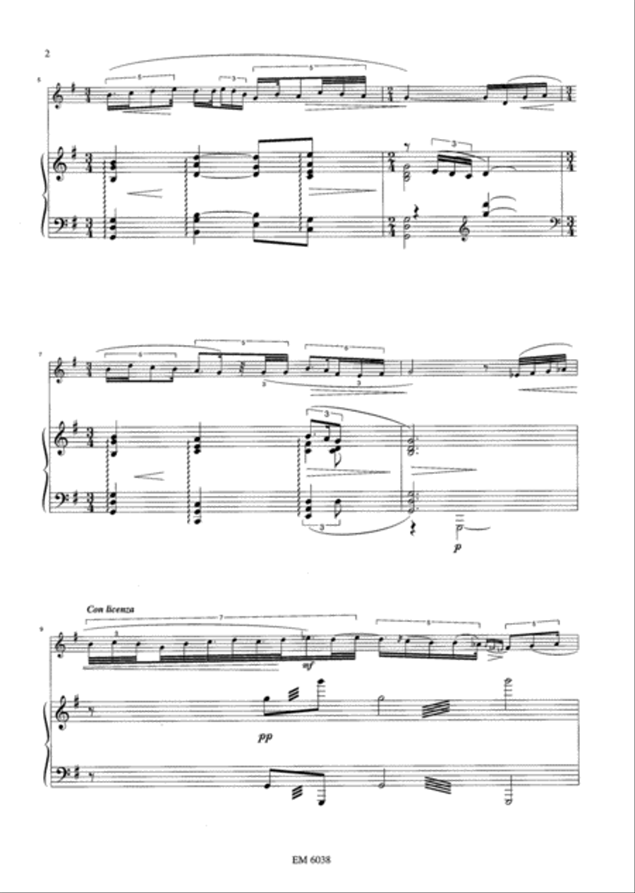 4 Greek Songs for Clarinet and Piano Clarinet Solo scores gallery preview page 3