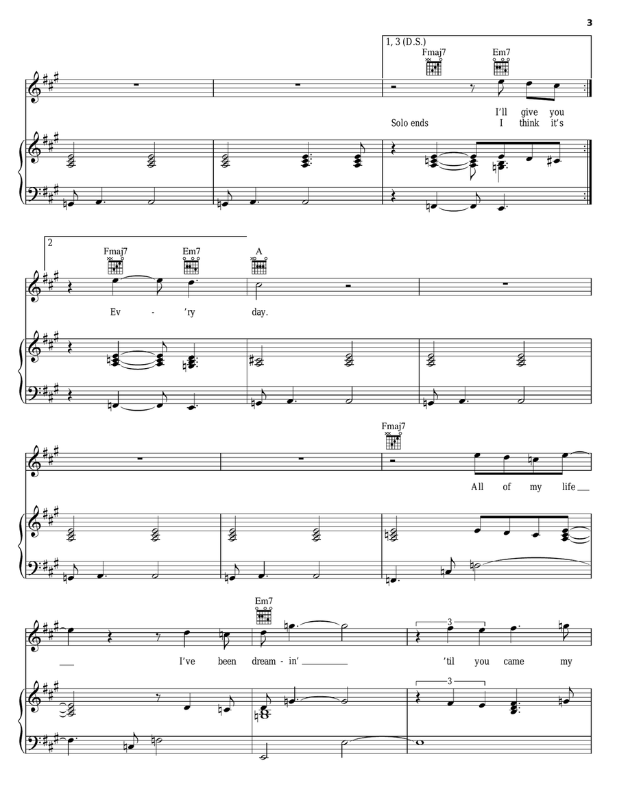 (I'll Give You) Money Piano, Vocal, Guitar scores gallery preview page 3