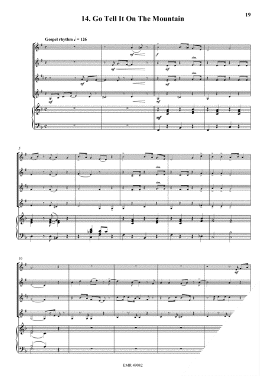 Christmas Carols Christmas Carols Cornet scores gallery preview page 6