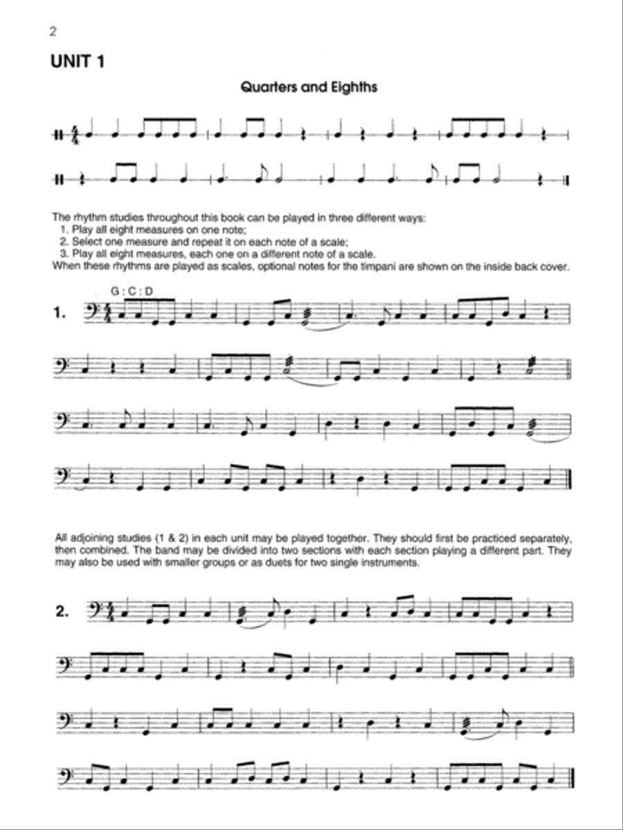 Rhythms & Rests Concert Band Methods scores gallery preview page 6