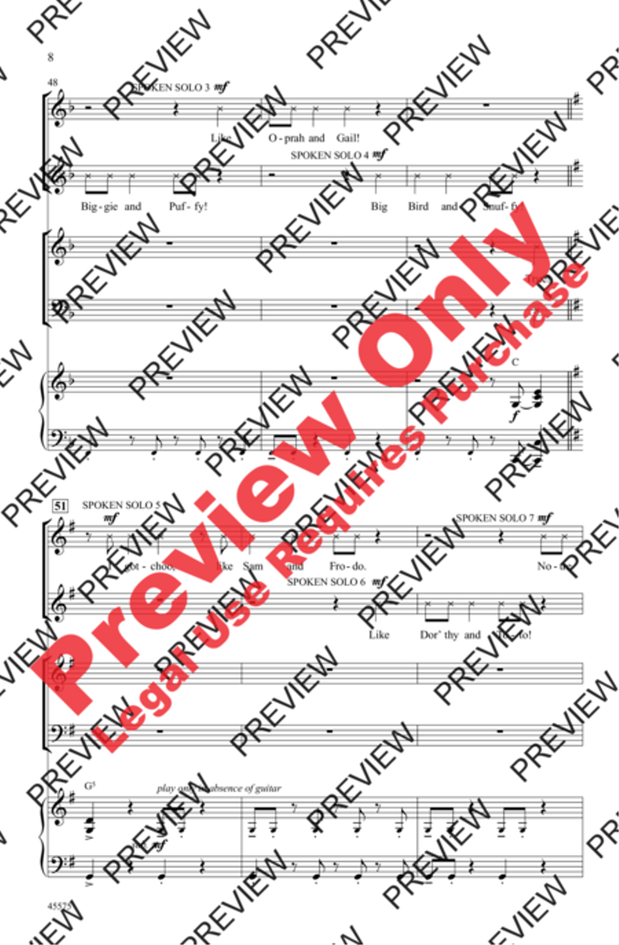 I Got You 3-Part scores gallery preview page 8