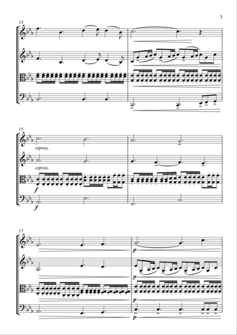 Game Of Thrones String Quartet scores gallery preview page 3