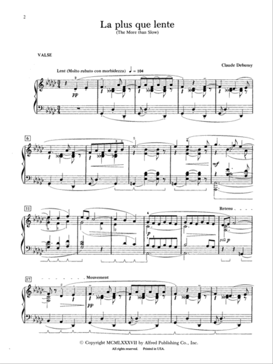 La plus que lente Small Ensemble scores gallery preview page 2