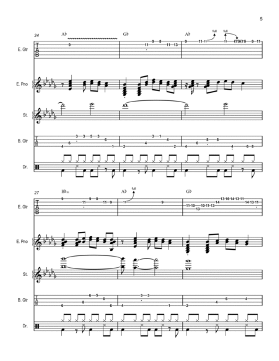 Dark Eye Tango Dark Eye Tango Small Ensemble scores gallery preview page 5