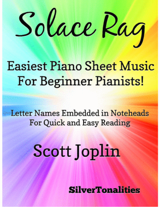 Solace Rag A Mexican Serenade Easiest Piano Sheet Music for Beginner Pianists