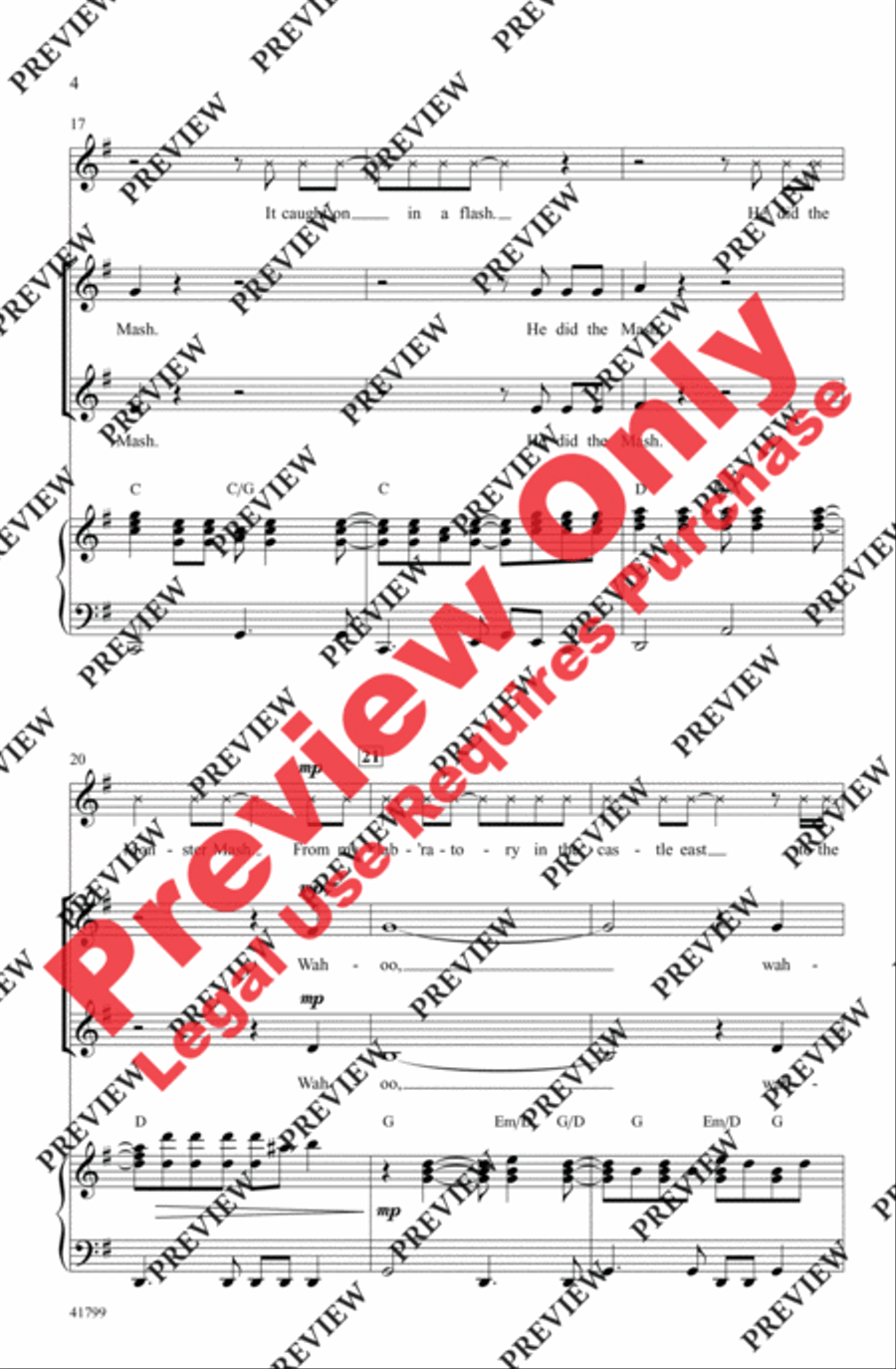 Monster Mash Monster Mash 2-Part scores gallery preview page 4