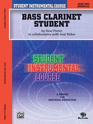Book cover for Student Instrumental Course Bass Clarinet Student
