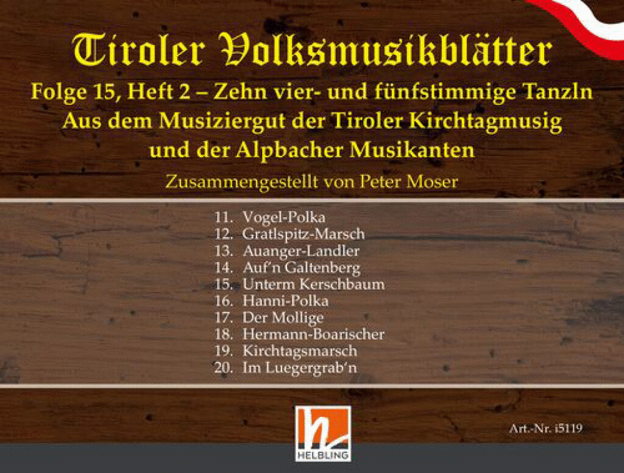 Tiroler Volksmusikblätter - Folge Heft 2