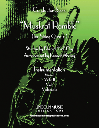Book cover for Muskrat Ramble (for String Quartet)