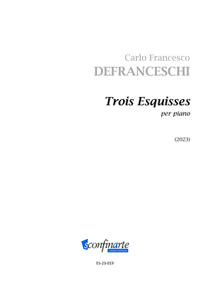 Carlo Francesco Defranceschi: Trois Esquisses (ES-23-019)