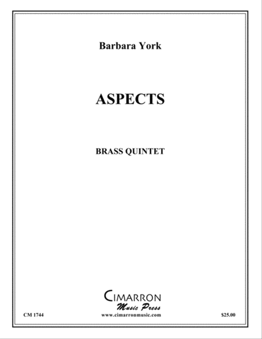 Aspects Brass Quintet scores gallery preview page 1