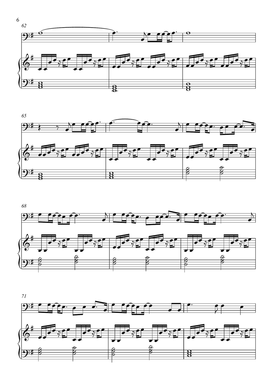 Breaking The Habit Voice scores gallery preview page 6