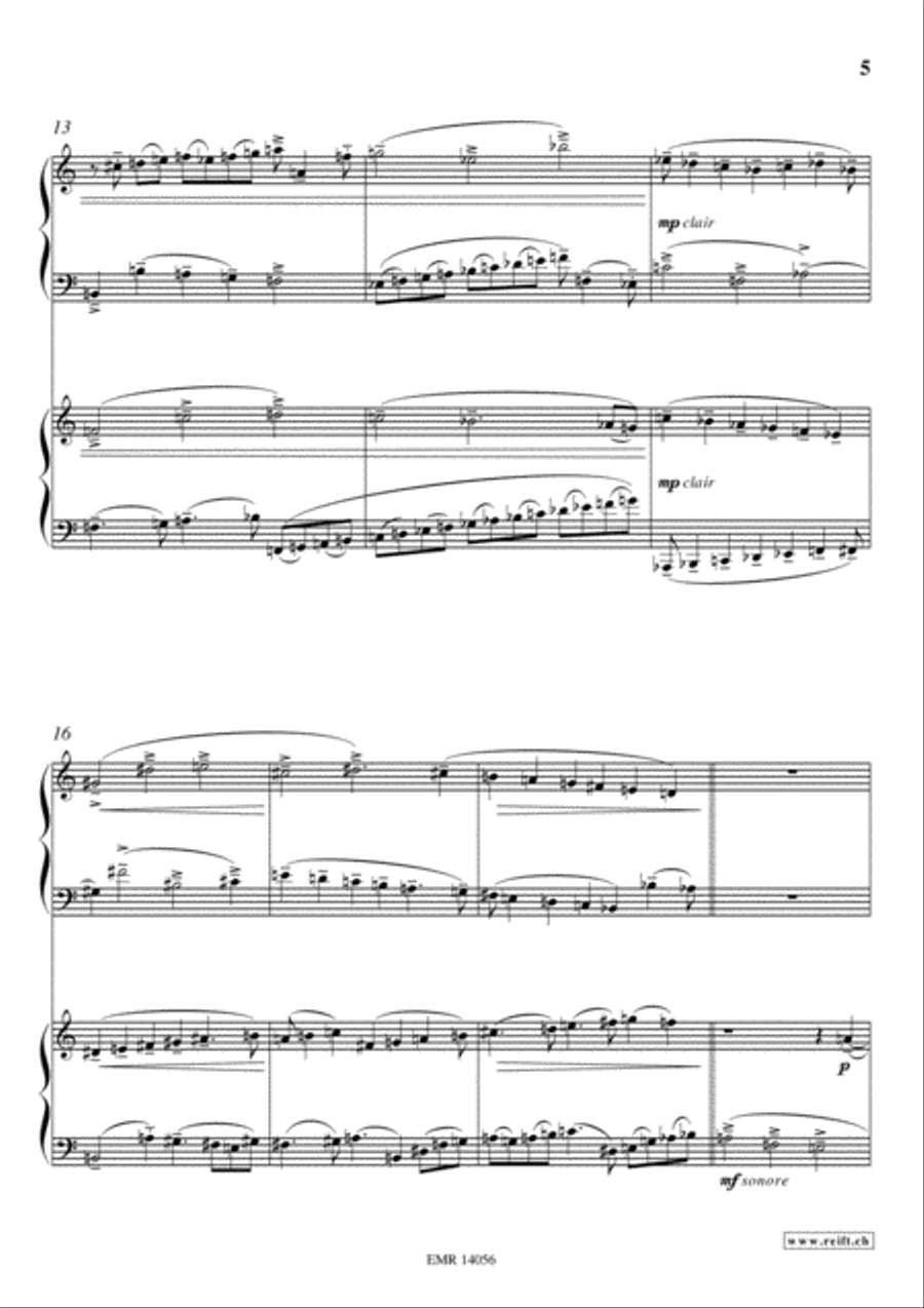 Fantasia Del Quarto Tono Fantasia Del Quarto Tono Piano Duet scores gallery preview page 5