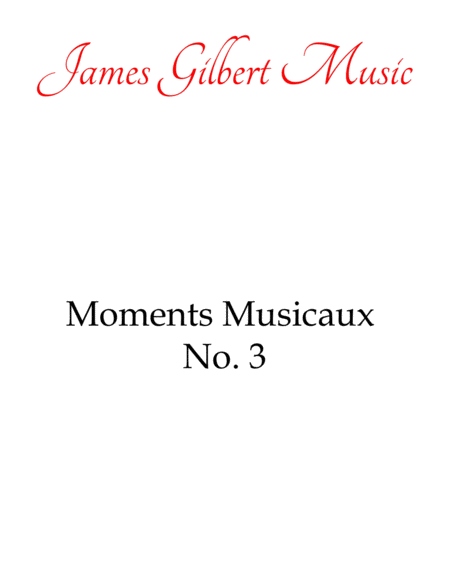 Moments Musicaux No. 3 image number null
