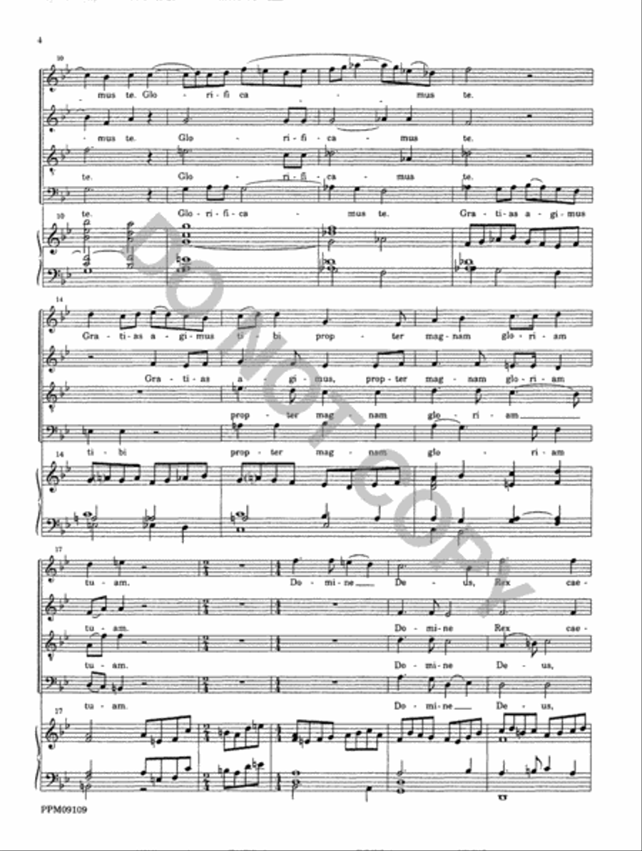 Missa Matris Dei 4-Part scores gallery preview page 5