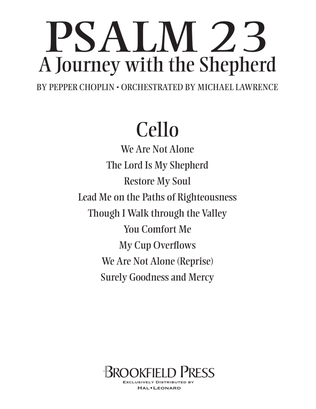 Book cover for Psalm 23 - A Journey With The Shepherd - Cello