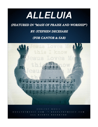 Book cover for Alleluia (from "Mass of Praise and Worship") (SAB)