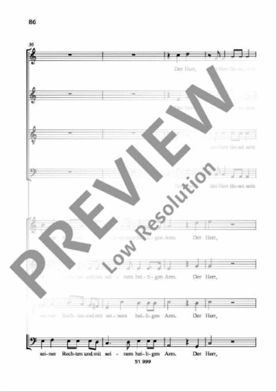 Singet dem Herrn ein neues Lied 4-Part scores gallery preview page 8