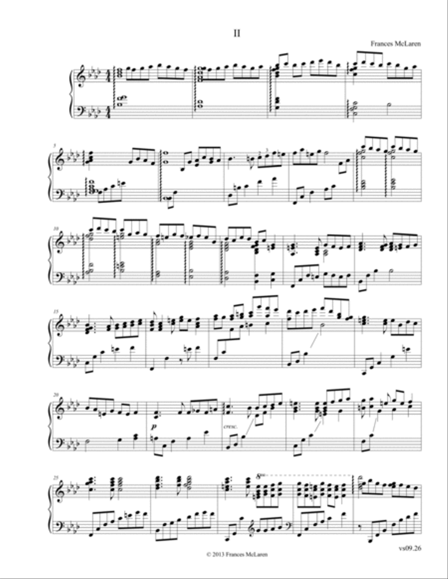 Trilogy in Memory of John Piano Solo scores gallery preview page 4