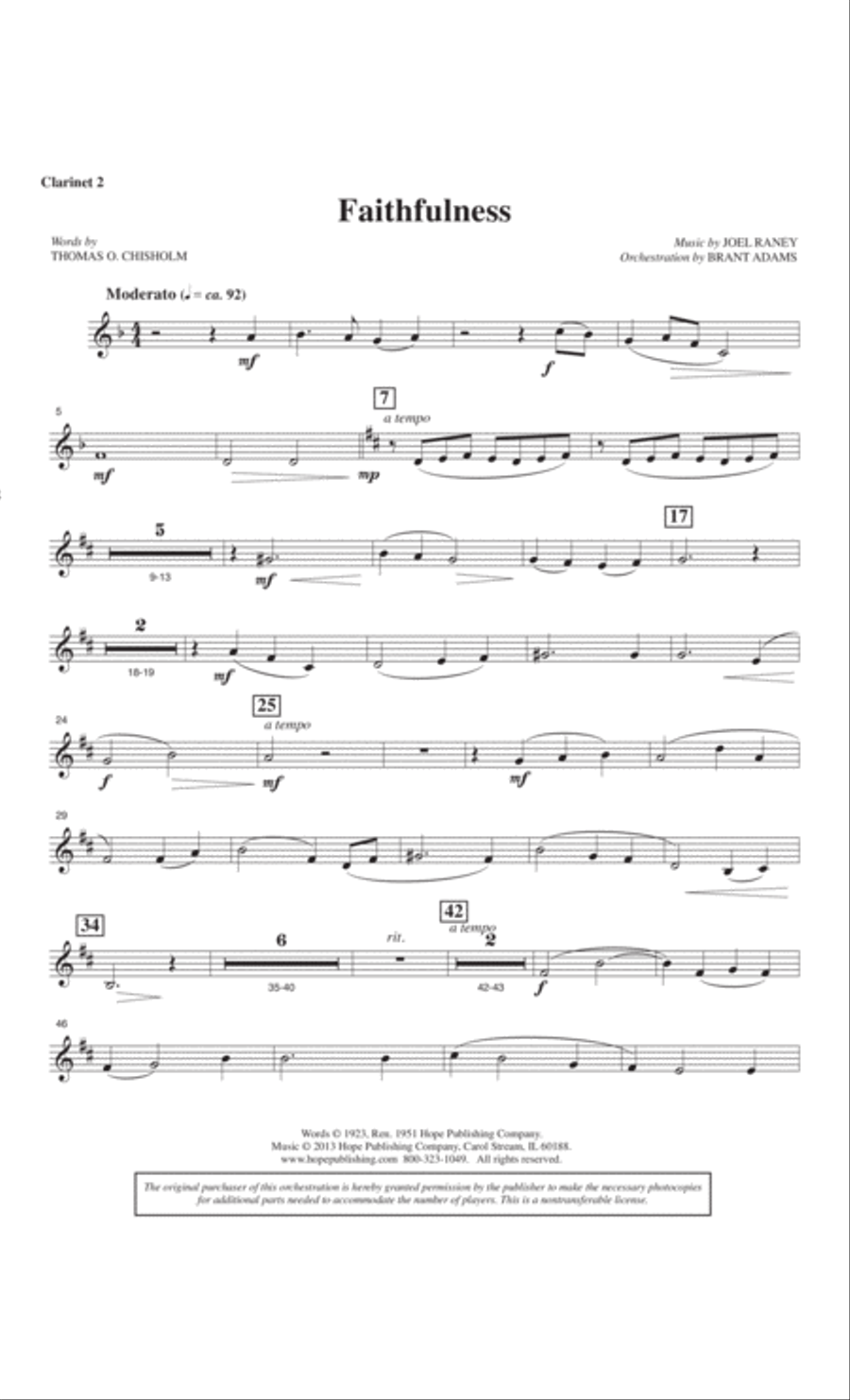 Faithfulness 4-Part scores gallery preview page 30