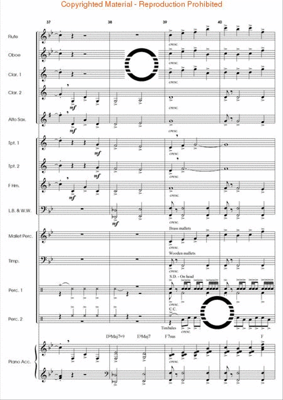 Agon Concert Band scores gallery preview page 11