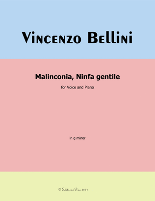 Malinconia, Ninfa gentile, by Vincenzo Bellini, in g minor
